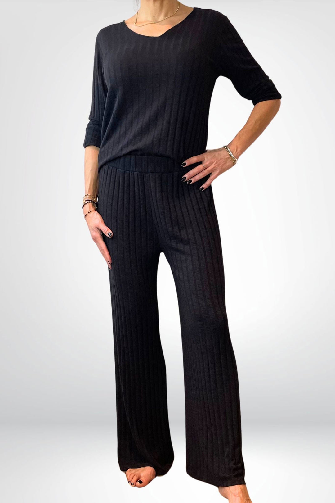 Anoeze | Lässiges Rippenstrickset - Stilvoll & Bequem