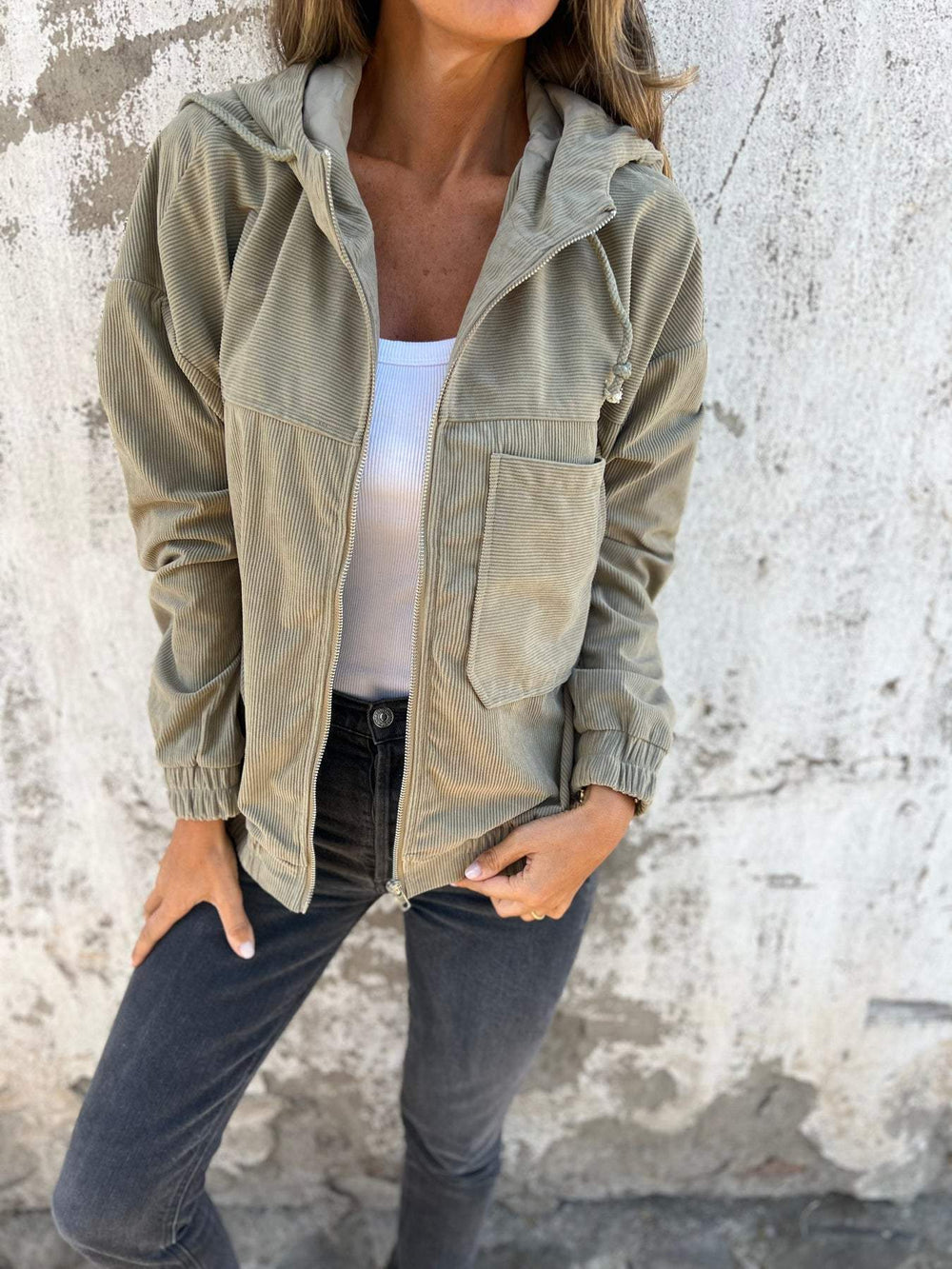 Ariellia | Casual Jacke mit Kapuze – Stilvolle Bequemlichkeit für Damen