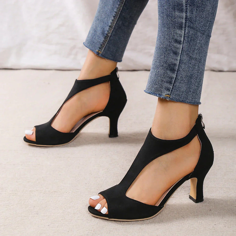 Evali | Absatzsandalen mit Orthopädischem Design - Stil & Komfort