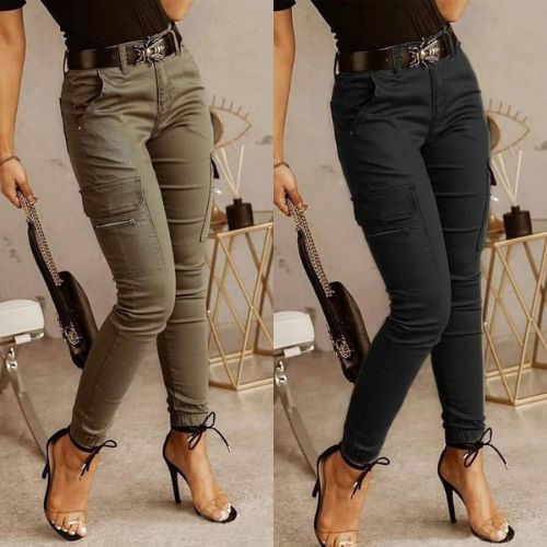 Lozia | Trendige Cargo-Jeans für Damen – Modern und Bequem