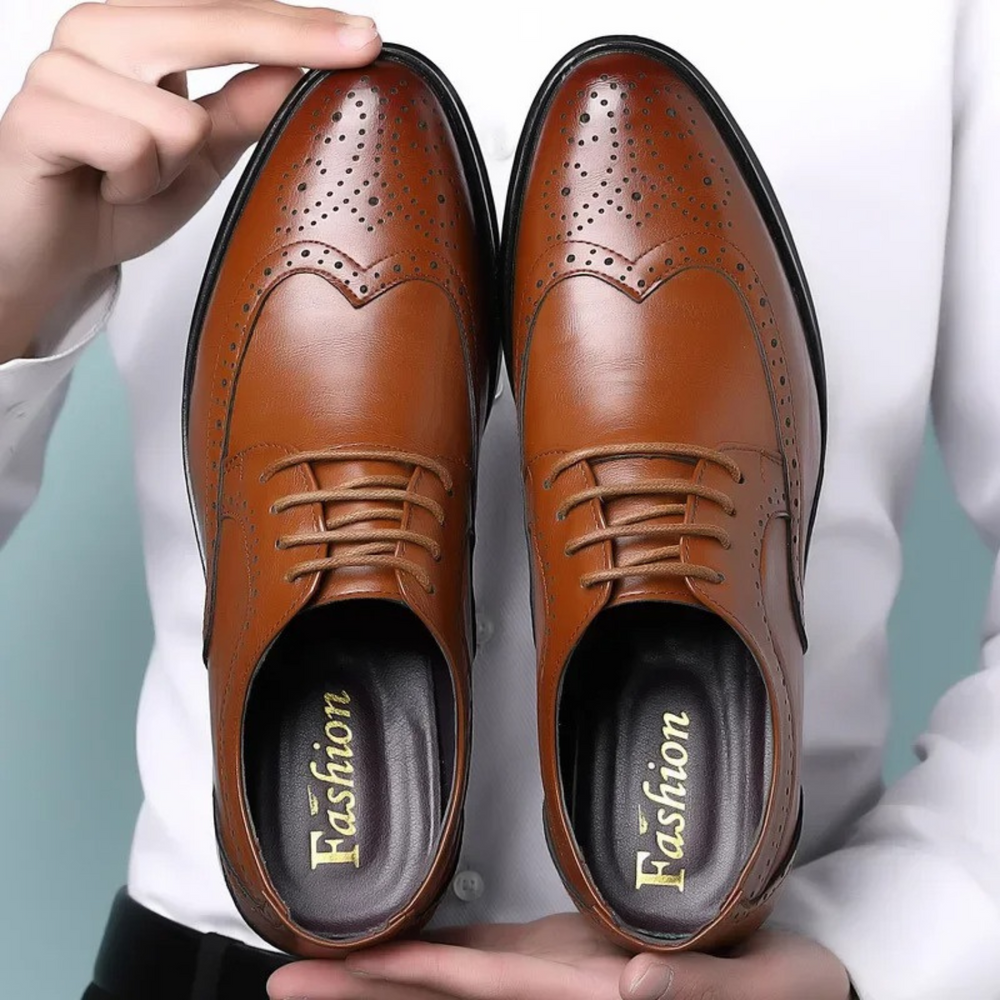Hanzere | Premium Brogue Anzugschuhe Herren – Perfekt für jeden Anlass