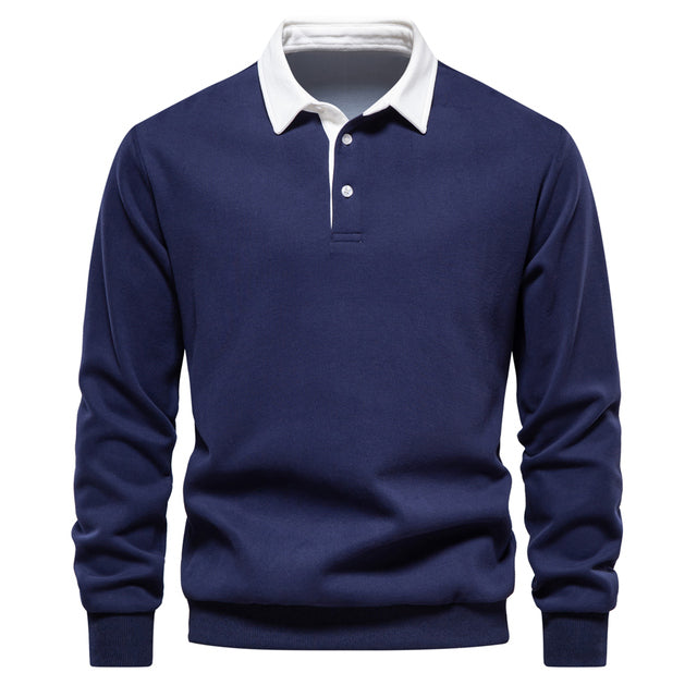 Evanio | Klassischer Polo-Pullover für lässigen Stil und Komfort