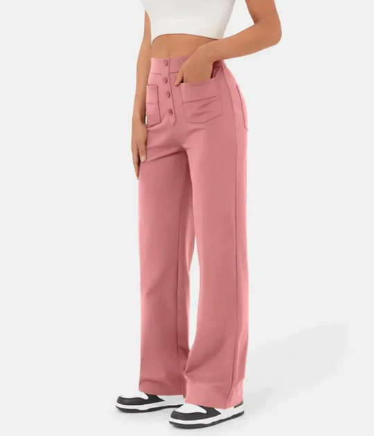 Elisa | Elastische Casual-Hose mit hoher Taille – Stil und Komfort vereint