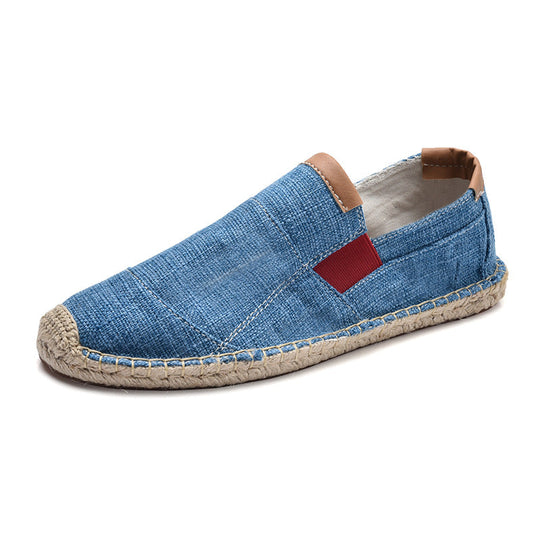 Besdian | Handgefertigte Leinwandstroh-Loafers – Stilvoll und bequem für jeden Anlass