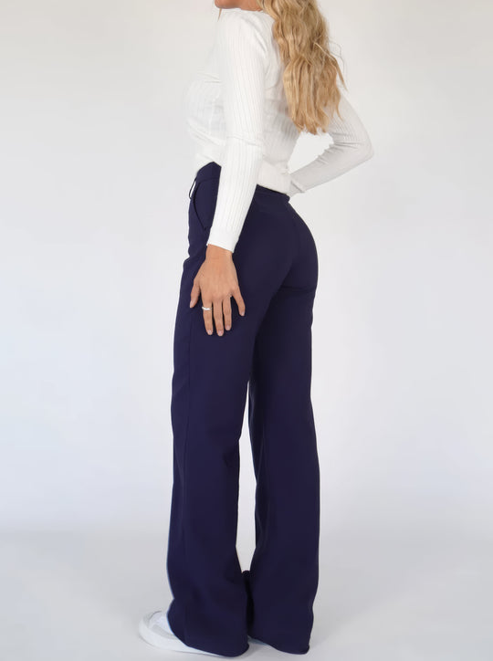 Erave | Hose mit Weiter Passform – High-Waist für Eleganz und Komfort