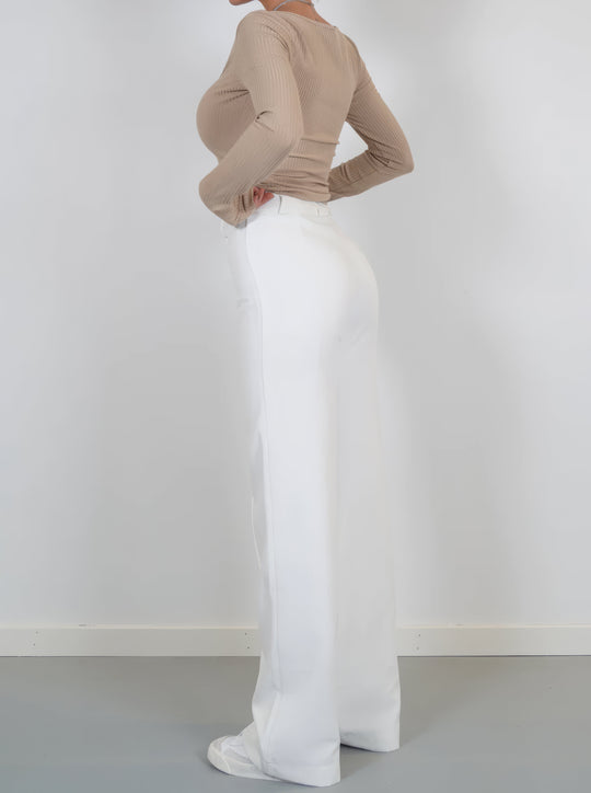 Erave | Hose mit Weiter Passform – High-Waist für Eleganz und Komfort