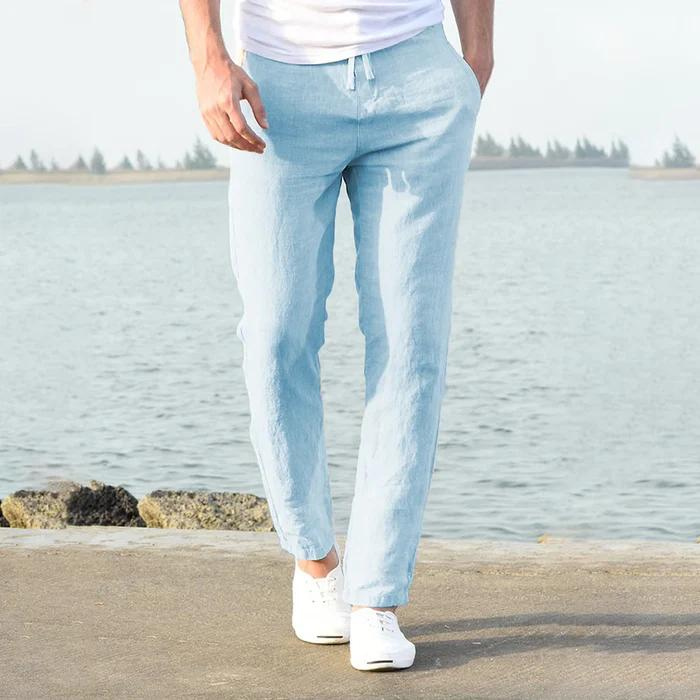 Leinizu | Bequeme Frühling-Hosen für Männer – Stylisch und Vielseitig für warme Tage