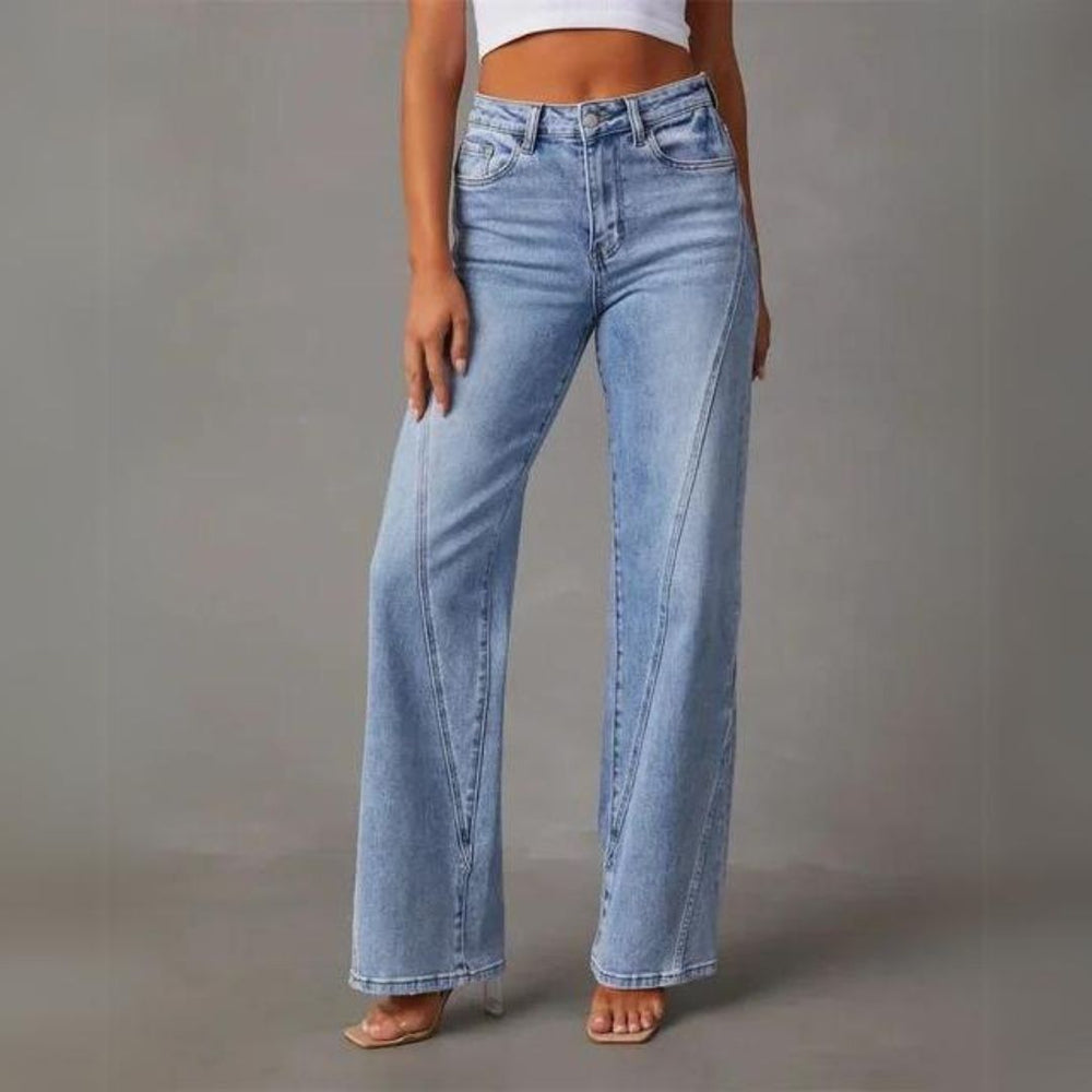 Amares | Schlagjeans aus Denim – Stilvolle und Bequeme Passform
