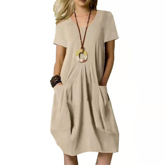 Andes | Knielanges Damenkleid - Stilvoll & Bequem