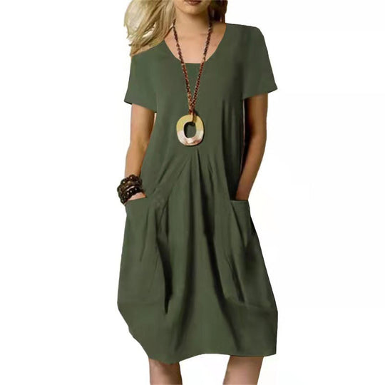 Andes | Knielanges Damenkleid - Stilvoll & Bequem