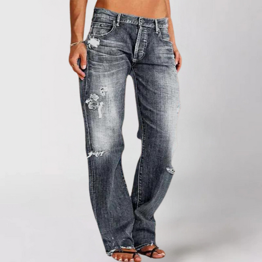 Victoliani | Lockere Weit Geschnittene Damen-Jeans – Stilvoll und Bequem