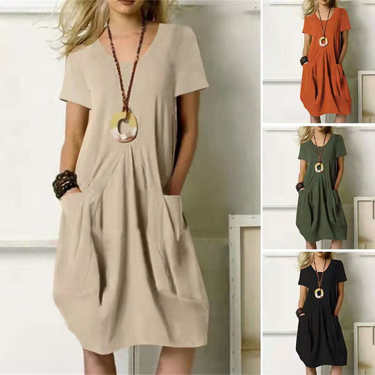 Andes | Knielanges Damenkleid - Stilvoll & Bequem