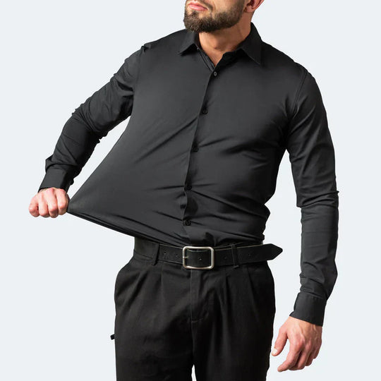 Blaizes | Stretch Anti-Falten-Hemd für Herren