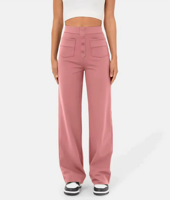 Elisa | Elastische Casual-Hose mit hoher Taille – Stil und Komfort vereint