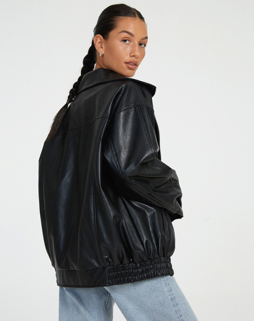 Vivalde | Lockere Lederjacke – Moderner Stil für Frauen