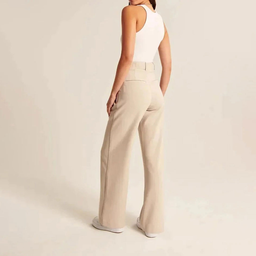 Tindra | Hoch taillierte Hose – Modisches Design für stilbewusste Frauen