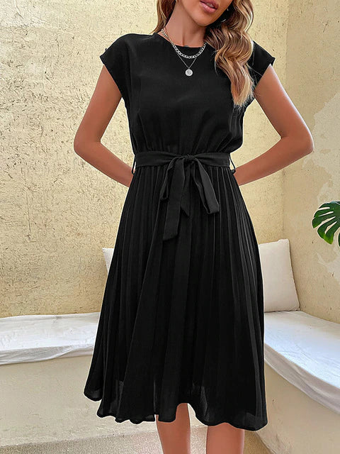 Claire | Plissiertes Kurzarm-Minikleid für den Sommer 2024