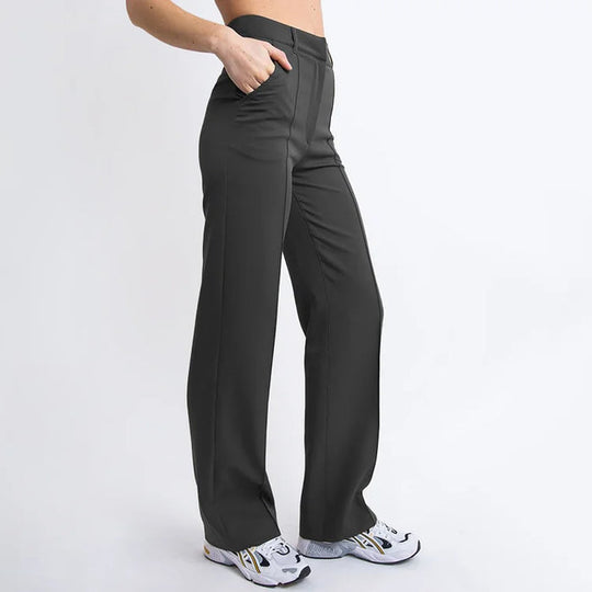 Liza | High-Waist Anzughose – Elegante Falten für schicke Outfits