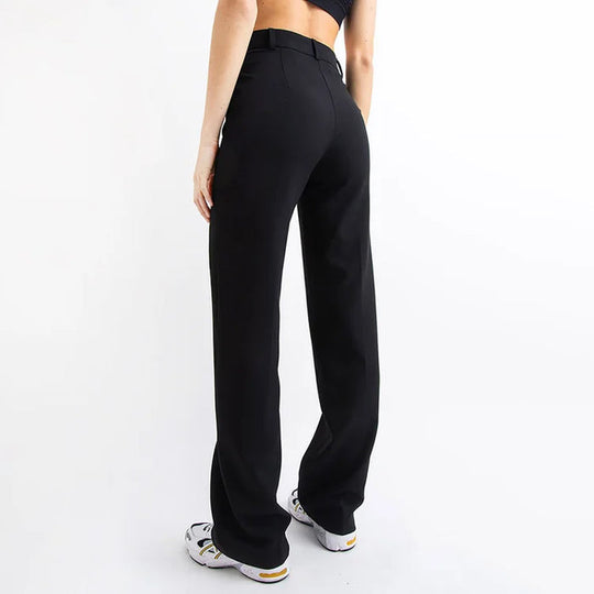 Liza | High-Waist Anzughose – Elegante Falten für schicke Outfits