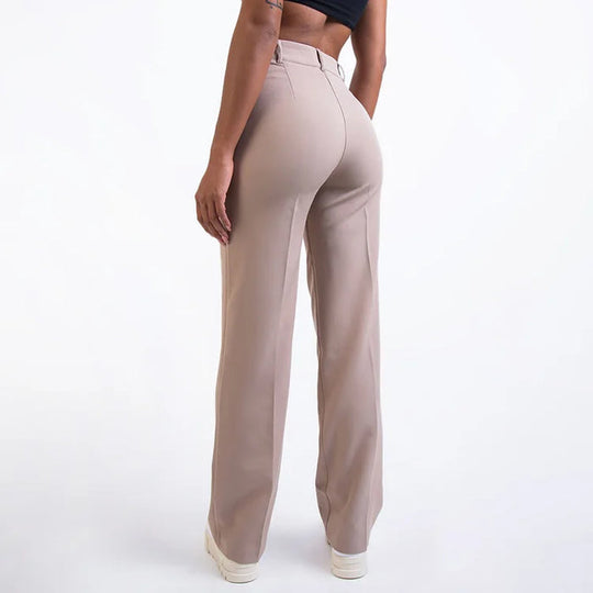 Liza | High-Waist Anzughose – Elegante Falten für schicke Outfits
