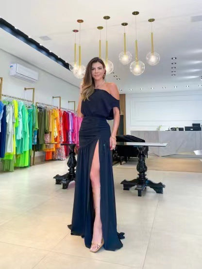 Choco | Elegantes Kleid mit Hohem Schlitz für Glamouröse Auftritte