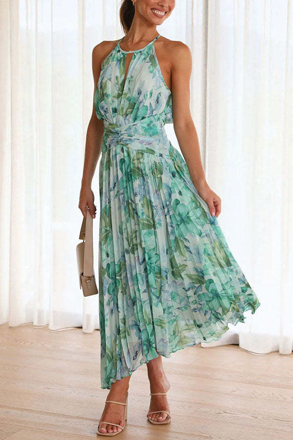 Bele | Florales Midikleid mit Femininer Eleganz
