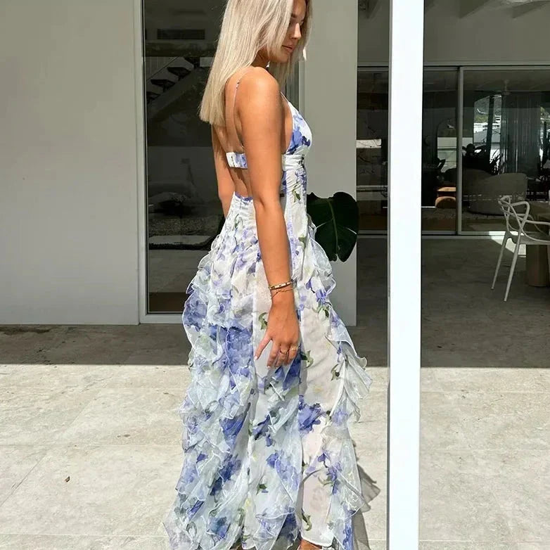 Aveni | Elegantes Bedrucktes Kleid – Stilvolles Muster für Besondere Anlässe