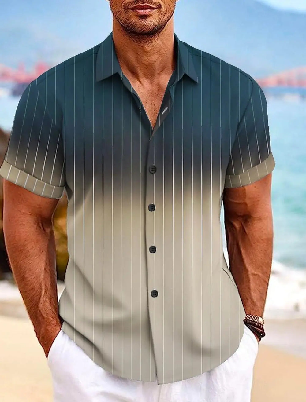 Luvers | Herren-Hemd im Farbverlauf – Stilvoller Look für jeden Anlass