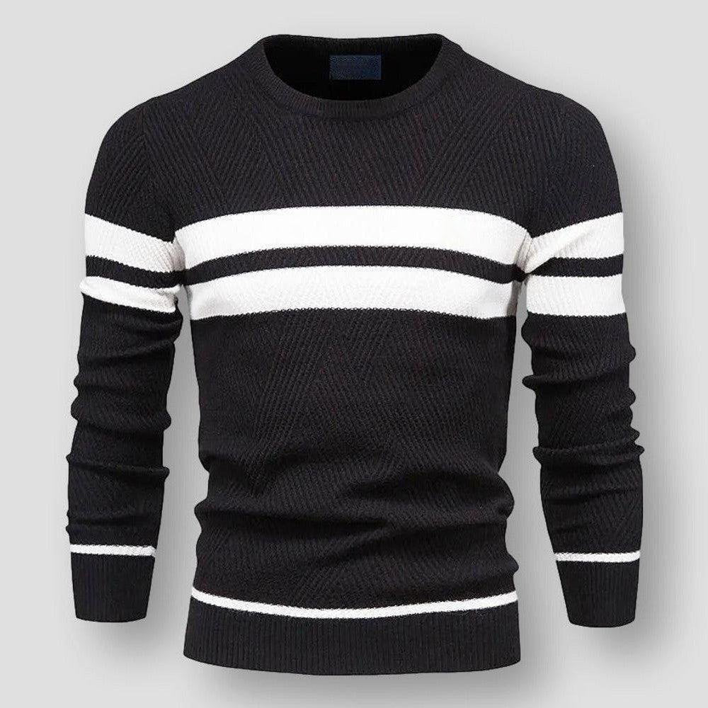 Dundeve | Cozy Stripes Pullover – Stilvoll und Bequem für Jeden Tag