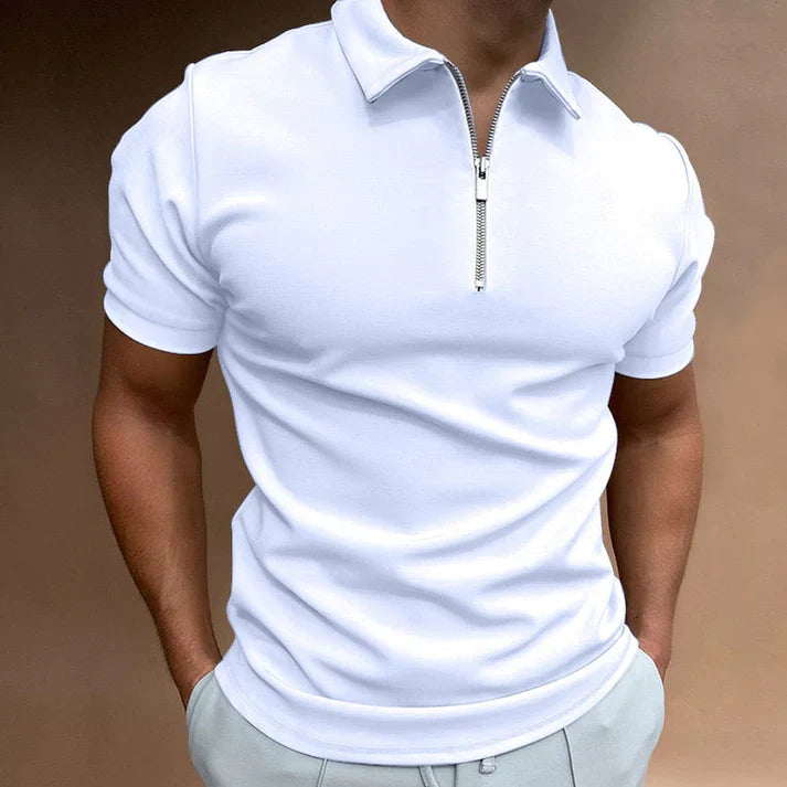 Hourban | Santiago Zip Up Polo für Herren – Sportliches Design für den Alltag