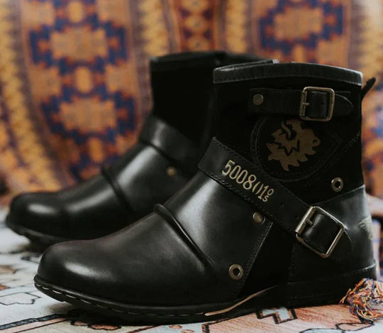 5008 | Herrenstiefel Vintage-Stil - Robust & Klassisch