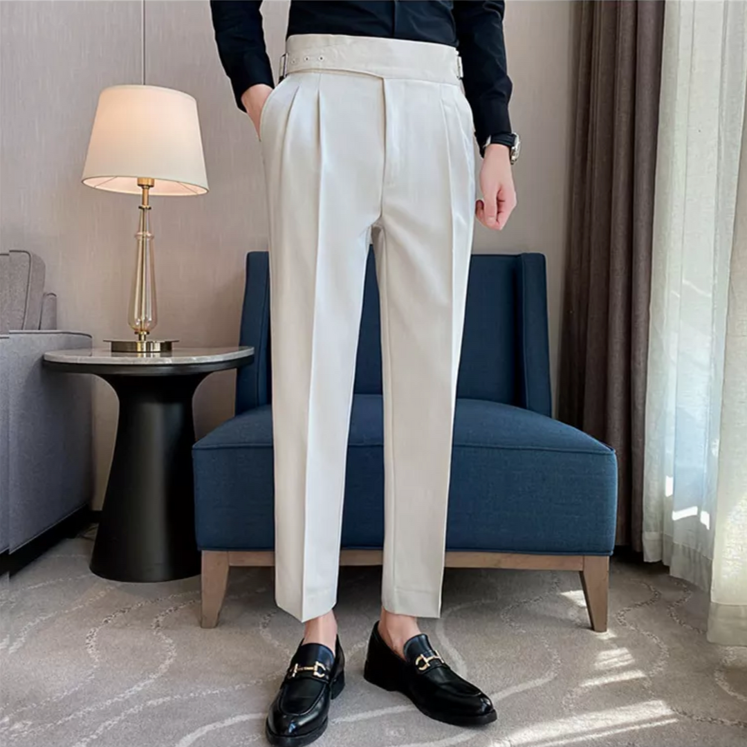 Avera | Gurkha-Hose für Herren – Stilvolle Leinenhose für Freizeit und Büro