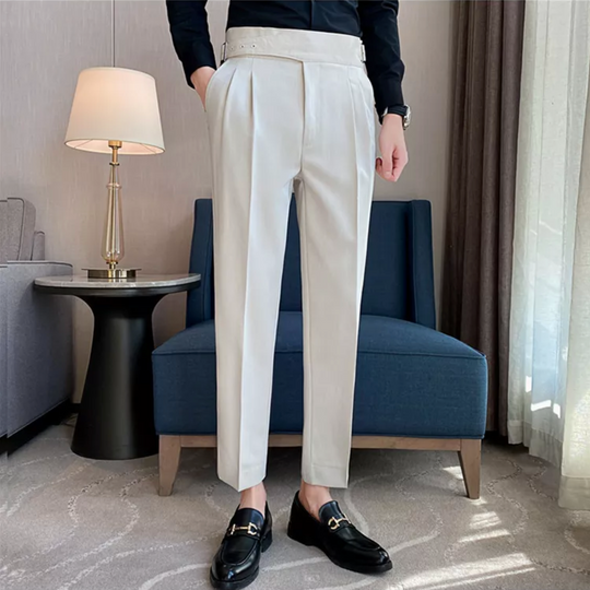 Avera | Gurkha-Hose für Herren – Stilvolle Leinenhose für Freizeit und Büro