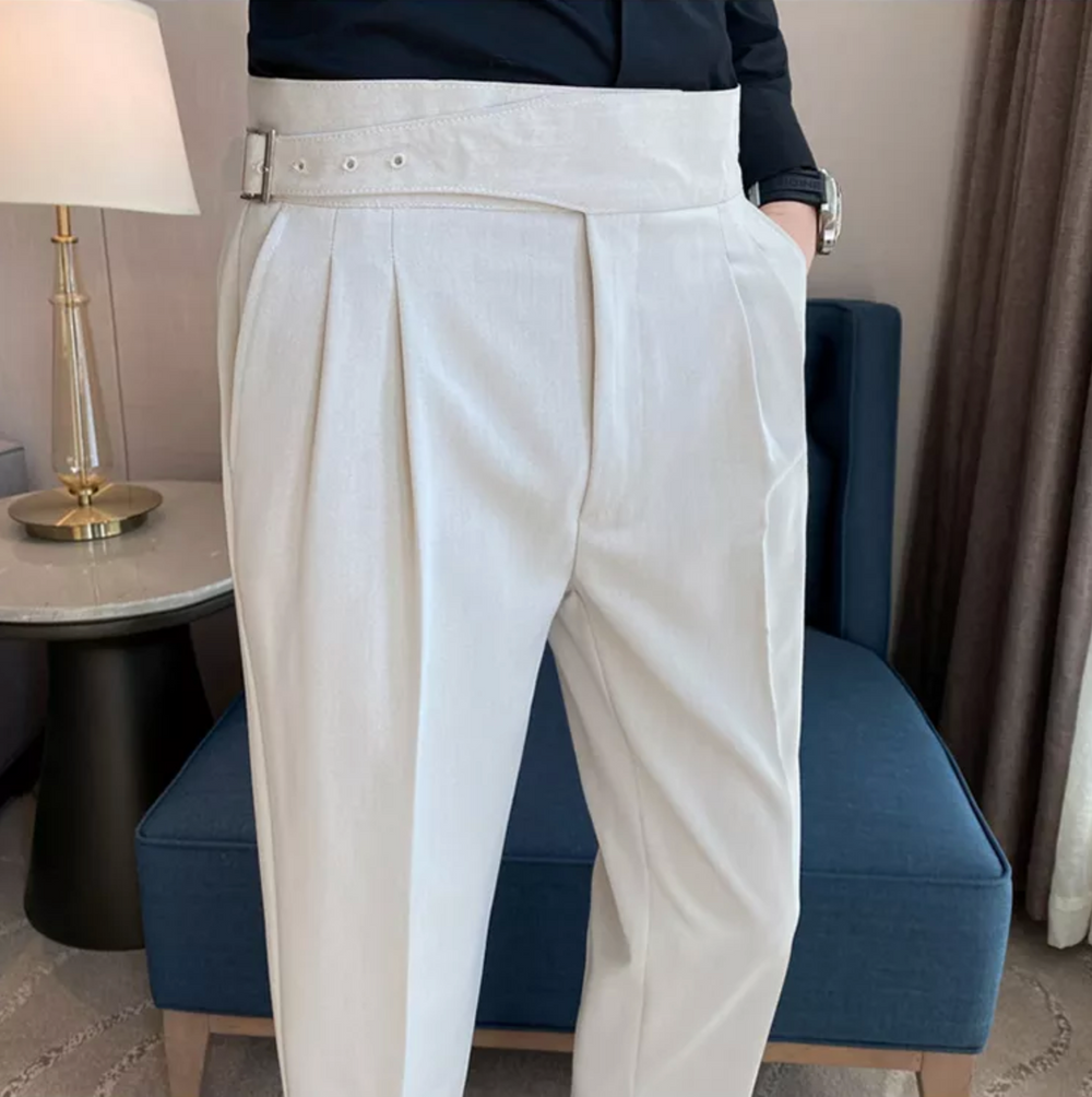 Avera | Gurkha-Hose für Herren – Stilvolle Leinenhose für Freizeit und Büro