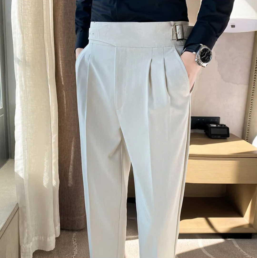 Avera | Gurkha-Hose für Herren – Stilvolle Leinenhose für Freizeit und Büro