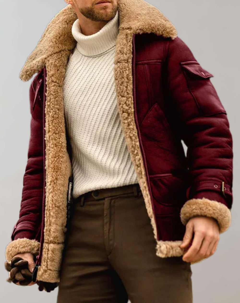 Wavens | Herren-Fleecejacke – Bequem und praktisch mit Taschen