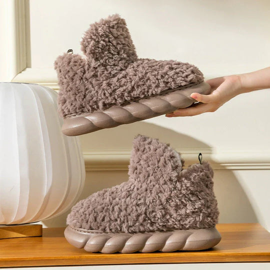 Athletica | Fleece-Booties - Warme und Bequeme Hausschuhe