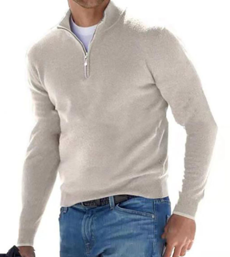 Deniz | Moderner Pullover mit Zipper – Komfort und Stil vereint
