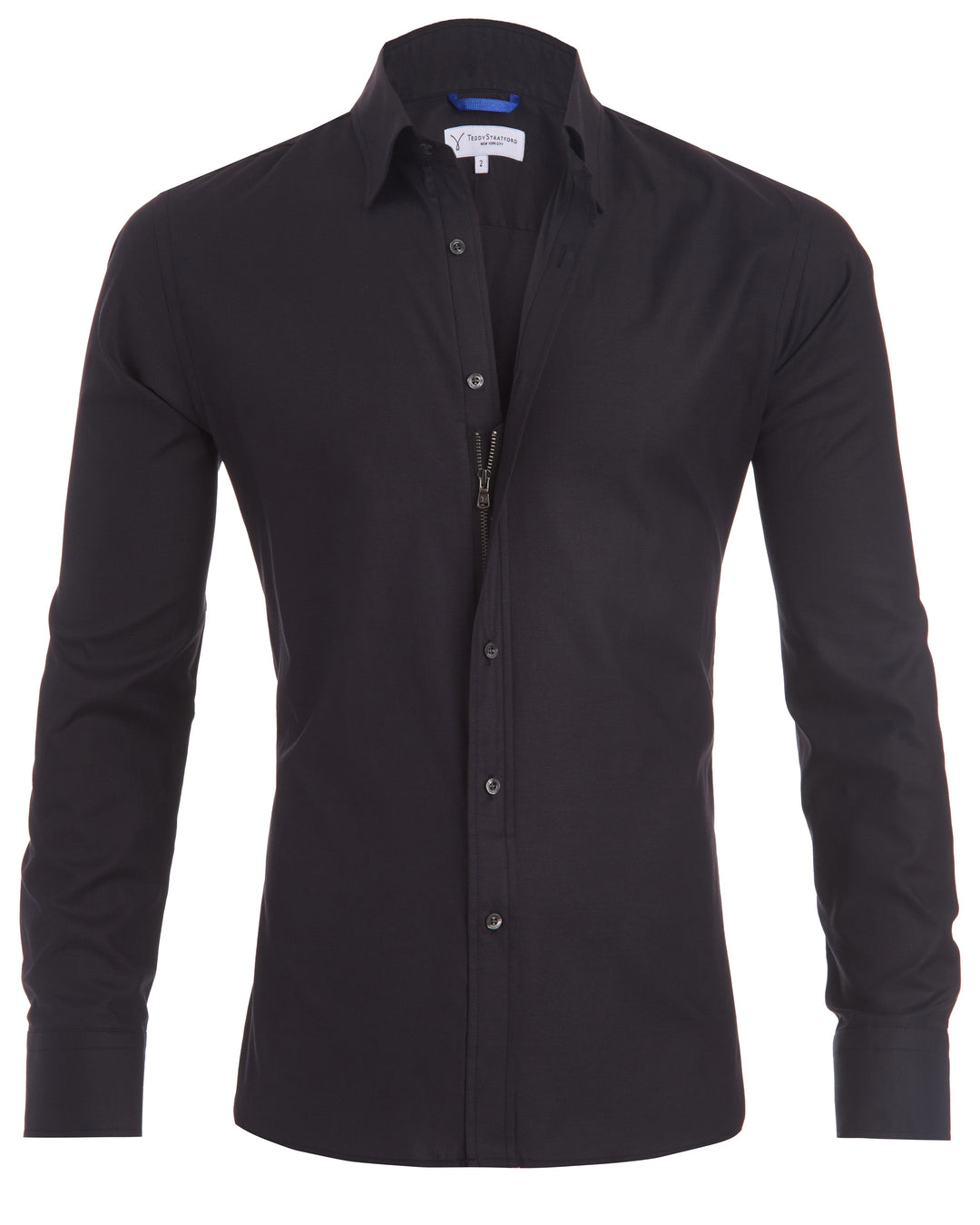 Arjes | Herren Zip Fit Hemd - Modern & Bequem