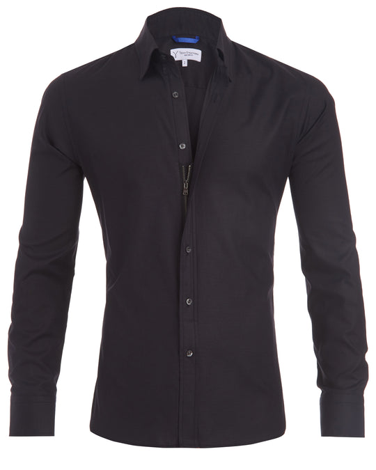 Arjes | Herren Zip Fit Hemd - Modern & Bequem