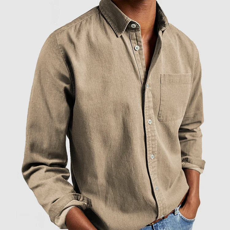 Lincos | Klassisches Langarmhemd für Männer – Perfekt für Casual Looks