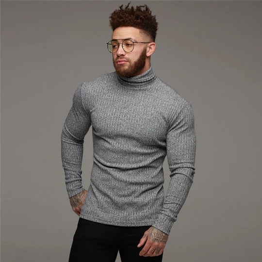 Andrane | Bequemer Rollkragenpullover für Herren - Stil & Komfort