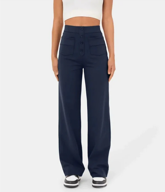 Elisa | Elastische Casual-Hose mit hoher Taille – Stil und Komfort vereint