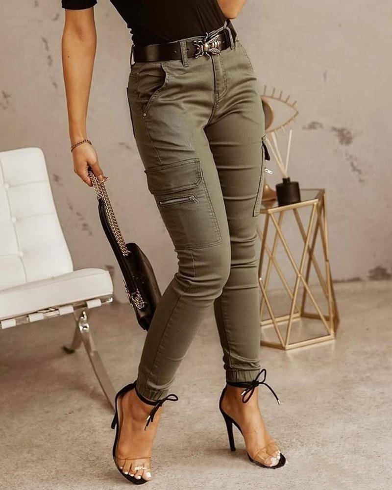 Lozia | Trendige Cargo-Jeans für Damen – Modern und Bequem
