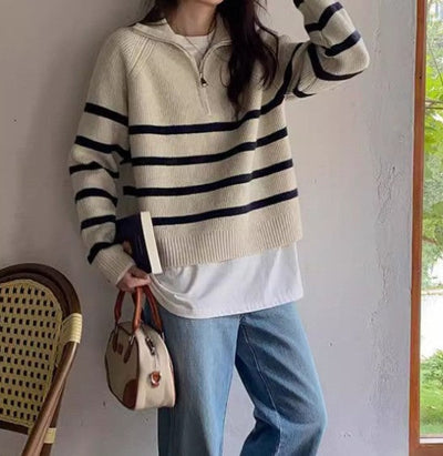 Ables | Frenchy Pullover – Gestreift und Aus Wolle für Stil und Komfort