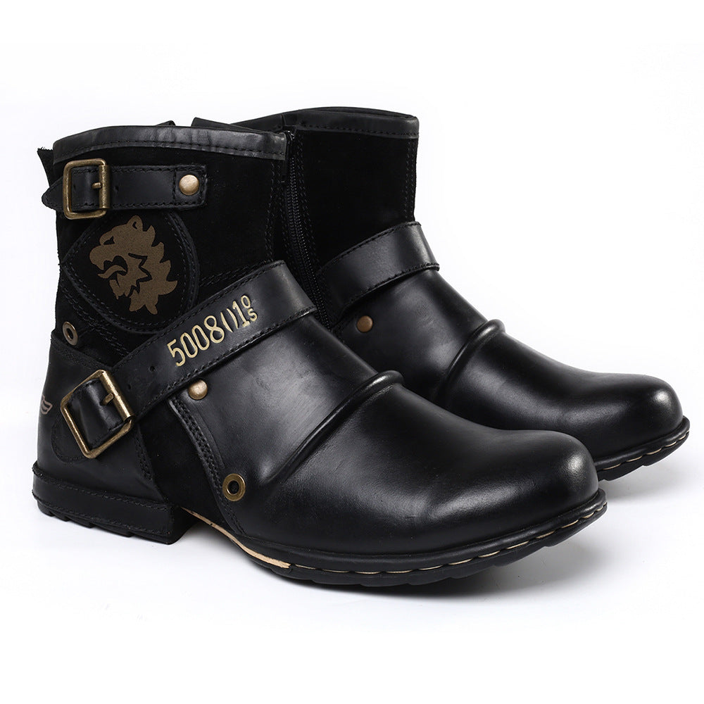 5008 | Herrenstiefel Vintage-Stil - Robust & Klassisch