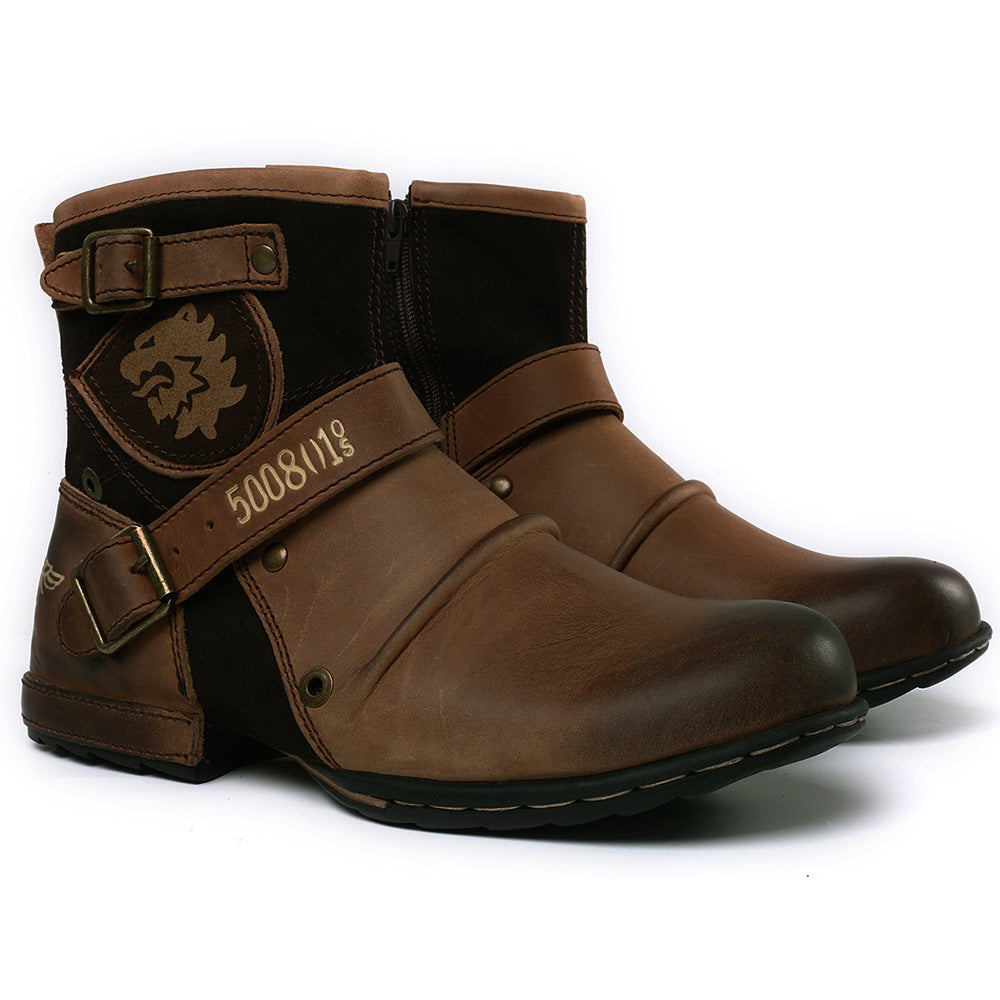 5008 | Herrenstiefel Vintage-Stil - Robust & Klassisch