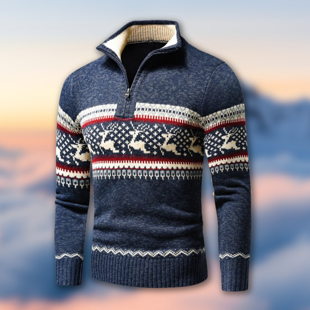 Dolph | Casual Herrenweste mit Half-Zip