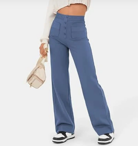 Elisa | Elastische Casual-Hose mit hoher Taille – Stil und Komfort vereint