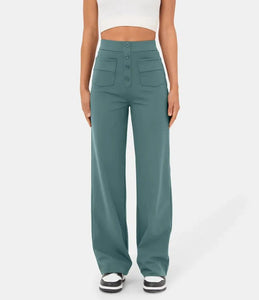 Elisa | Elastische Casual-Hose mit hoher Taille – Stil und Komfort vereint